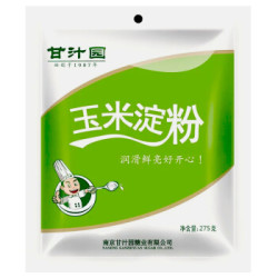 甘汁园 玉米淀粉 275g *15件