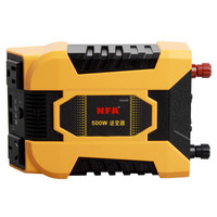 NFA 逆变器 7964NB 12V转220V 500W持续输出 双USB输出 双交流插座 功率指示灯 双配线 点烟器/电瓶两用
