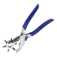 万克宝(WORKPRO)W031110N 皮带打孔器 沾塑柄 8英寸腰带打孔钳 打眼机圆孔打洞器工具