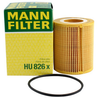 曼牌(MANNFILTER)机油滤清器/机滤/机油滤芯HU826x(捷豹XJL 3.0/发现4 3.0/揽胜IV 3.0T/揽胜运动版/II 3.0T)