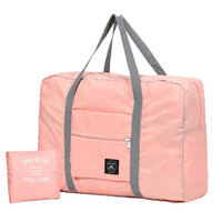 伴侣行 便携可折叠拉杆箱收纳包 旅行出差单肩手提包 衣服物品整理袋 BL1024 粉色