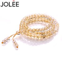 JOLEE 羽兰JOLEE 手链 天然黄水晶手串多层时尚彩色宝石手镯新款饰品送女友生日520礼物