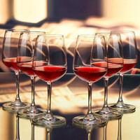 鸥欣 Ocean泰国进口红酒杯利兴腾高脚玻璃杯370ml洋酒杯6支套装