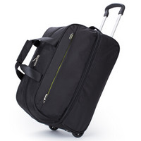 Carany 卡拉羊 拉杆包商务旅行包袋 行李箱包大容量男女旅行包 CX8443 黑色