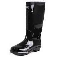 回力 雨鞋男式中筒防水防滑雨鞋胶鞋户外雨靴套鞋 HXL818 黑色中筒 44码