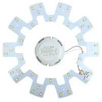 洛林 ROLin）led灯盘改装灯板吸顶灯灯芯 环形灯管2D管替换改造板18W白光6500K