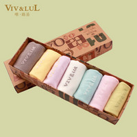 唯路易（VIV&LUL）儿童袜子 弹力舒适中筒棉袜 DL14517七色组盒装170cm