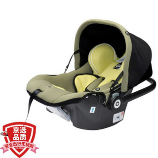 Kiddy 婴儿安全座椅 沉思者2代 5点式安全带 婴儿汽车安全提篮 适合0-13公斤 苹果绿 0-15个月