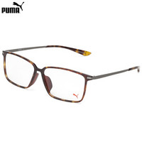 PUMA 彪马 eyewear 男女光学镜架 中性款近视眼镜框 PU0114OA-002 哈瓦那镜框 58mm