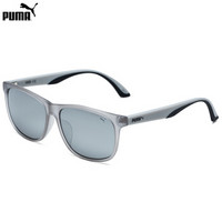 PUMA 彪马 eyewear 男女太阳眼镜 PU0106SA-004 灰色镜框银灰色镜片 57mm