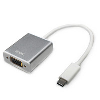 飚王（SSK）SHU-C015 Type-C转VGA转换器 苹果MacBook扩展高清适配器 电视投影仪显示器视频连接数据线