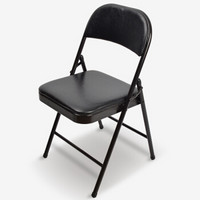 家乐铭品 折叠椅 办公椅靠背椅子 -黑色BZ703