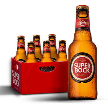 SUPER BOCK 超级波克 经典黄啤 5.2度 250ml*6瓶