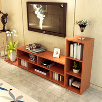 HMJIA 组合电视柜胡桃色 现代简约客厅卧室小户型电视柜  HJ 20606