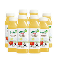 Fruiti果的HPP纯富士苹果汁无添加饮料轻断食果汁300ml*8瓶