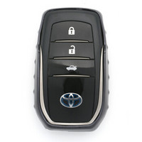 铁摩图 汽车钥匙壳 丰田汽车保护壳钥匙套 钥匙包 魔力黑 具体以车型匹配为准