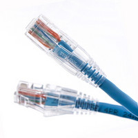 TP-LINK TL-EC5e00-3(蓝) 超五类非屏蔽网络跳线 工程级CAT5e类网线 3米纯铜 蓝色