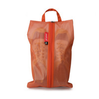 pack all 美国 pack all 复合网布鞋袋 防水耐磨便携旅行收纳鞋包 可手提鞋套 鞋子防尘袋整理包 橙色