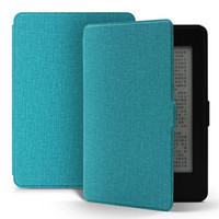 柯帅 kindle保护套 电子书阅读器 Kindle Paperwhite 3 亚马逊电纸书 布纹清风蓝
