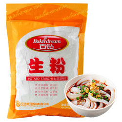 kerdream 百钻 生粉土豆淀粉马铃薯淀粉太白粉洋芋粉 400g *5件