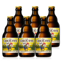 舒弗（CHOUFFE）比利时 原瓶进口 精酿 舒弗啤酒 330ml*6瓶 *2件