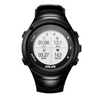 GOLiFE GPS跑步运动手表智能多功能户外心率跑步游泳登山气压男女 Xpro碳纤黑套装（含心率带）