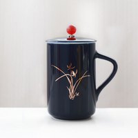 CHENGWENGE 承文閣 C-B019 陶瓷杯 350ml 黑色