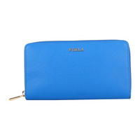 FURLA 芙拉 芙女款BABYLON系列海蓝色牛皮钱包 823885 P PN08 D10 BABYLON