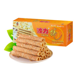 波力海苔 鸡蛋味蛋卷 休闲零食108克 波力卷 早点 饼干