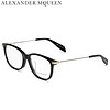 亚历山大·麦昆Alexander McQueen kering eyewear男女光学镜框 金属镜腿 AM0094OA-001 黑色镜框 53mm