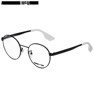 MCQ 麦昆 eyewear 男女光学镜架 中性款近视眼镜框 MQ0077O-002 黑色镜框 49mm