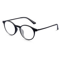 QINA 眼镜框女韩版潮光学镜架镜框近视镜QJ5000B10 光黑色