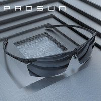 保圣(prosun)男女太阳镜高清偏光驾驶镜骑行铝镁运动眼镜PS9009 模特款D19 镜框亮黑/镜片黑水银