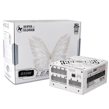 振华(SUPER FLOWER)额定850W LEADEX P850W 电源 (80PLUS白金牌/全模组电源/主动式PFC/十年质保)