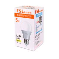 FSL/佛山照明 LED节能球泡 LED灯泡 5W 暖白光