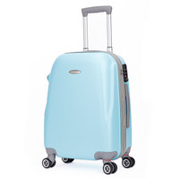 Blomberg 泊客行者 糖果色万向轮24英寸ABS材质拉杆箱6456 天蓝色