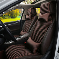 布雷什(BOLISH)五座四季通用汽车坐垫夏季凉垫养生座套斯柯达福克斯哈弗小蛮腰汽车座垫车内饰品豪华款摩卡棕