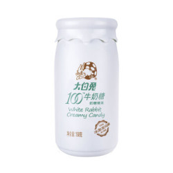 大白兔 冰激凌风味牛奶糖 150g 瓶装 *6件