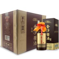 金沙 酱香型白酒 53度 酱酒六星 整箱装 500mL*6瓶