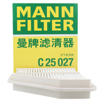 曼牌滤清器 曼牌(MANNFILTER)空气滤清器/空气滤芯/空滤C25027(RAV4荣放2.0L/2.4L)