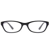 恋上（LianSan）老花镜 男女款时尚花腿 全框高清树脂镜片眼镜 L3716 黑色 350度