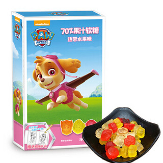 亿智 汪汪队立大功 PAW PATROL 果汁软糖 热带水果味 90g 盒装