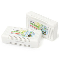 卡莱饰 汽车冰箱活性炭除味剂 新车内除味去除甲醛除臭活性炭碳包 CLS-201606 保鲜除味盒 两盒装