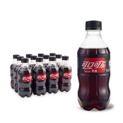 Coca-Cola 可口可乐 零度 Zero 汽水 300ml*12瓶 