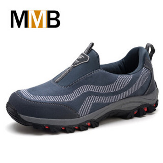 MMB 防滑软底老人健步户外运动中老年安全健康舒适爸爸妈妈男女鞋 M27 深灰/男款 41