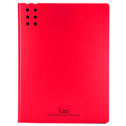 fizz 飞兹 A2387 A4加厚长押文件夹 红色 *7件
