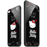 Hello Kitty 苹果8Plus/7Plus钢化膜 iPhone8Plus/7Plus碳纤维软边彩膜手机保护贴膜 甜心凯蒂