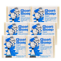 Goat 山羊 Soap山羊奶皂儿童香皂洗脸皂沐浴皂日常护理护肤润肤手工皂澳洲进口 原味100g*6