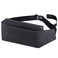 MEIZU 魅族 胸包腰包骑行包单肩斜挎包电脑包通用款户外小包 黑色 WSZ069