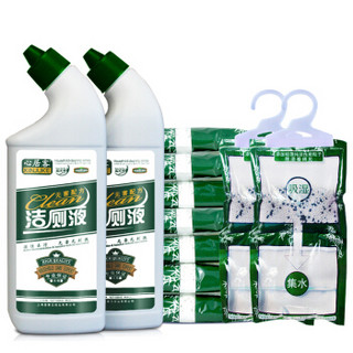 心居客活性炭除湿袋230g*10袋+洁厕液500ml*2瓶装